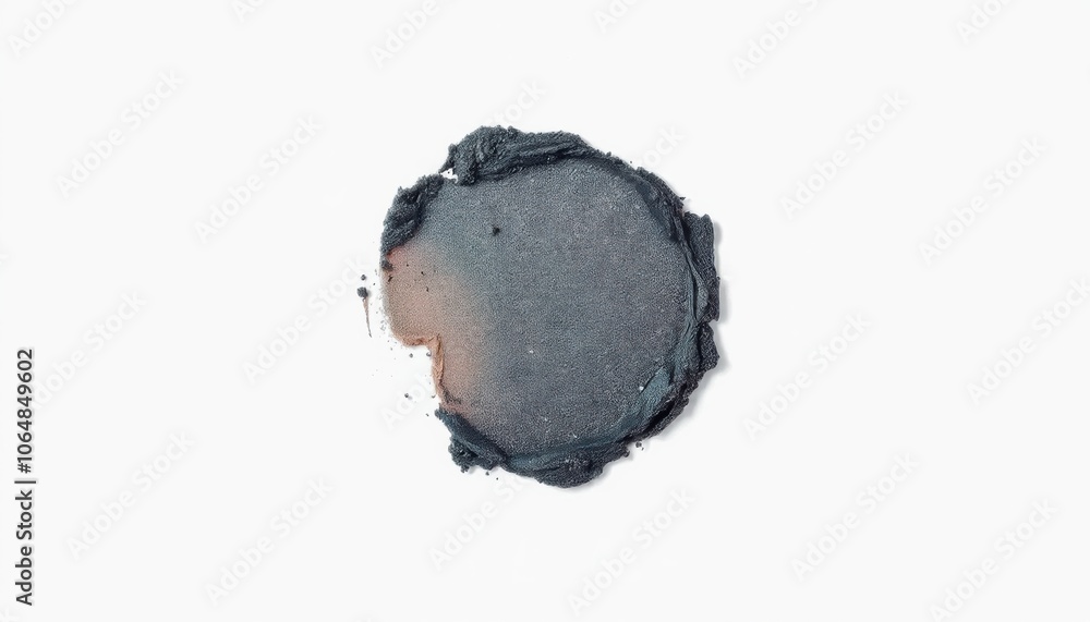 Fototapeta premium Eyeshadow sample isolated on white background.