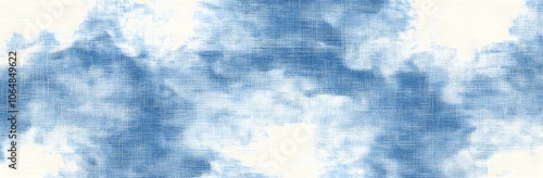 Abstract Blue and White Grid Pattern