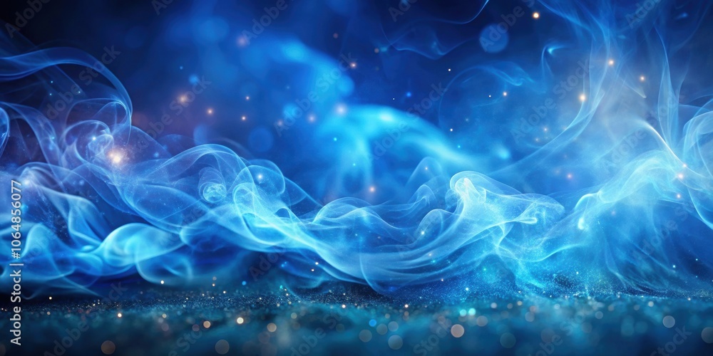 Mesmerizing blue smoke swirling against soft background with sparkling highlights , blue, smoke, swirl, mesmerizing Mesmerizing blue smoke swirling against soft background with sparkling highlights , blue, smoke, swirl, mesmerizing