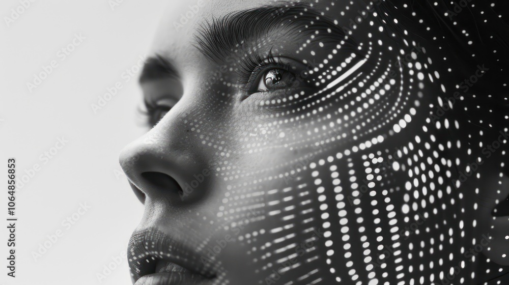 Obraz premium Neuromorphic computing advancing machine learning and AI capabilities.
