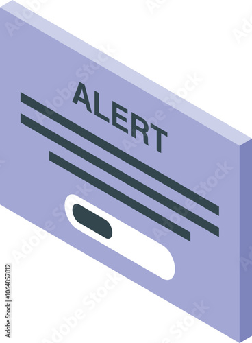 System alert notification displaying a warning message on a computer screen, indicating potential security risks or critical issues