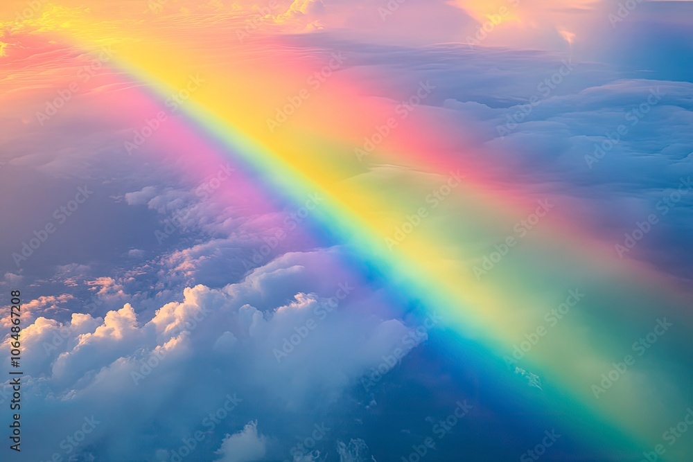 rainbow background with generative ai rainbow background with generative ai