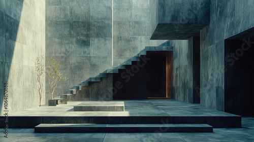 Wallpaper Mural Minimalist Architectural Design with Structured Elements Torontodigital.ca