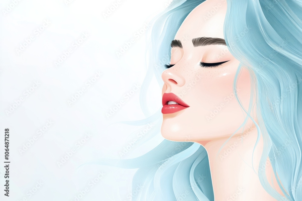 Beauty Flyer Template with Space for Branding Text. Illustration of a woman, for the beauty and skincare sector. Flyers, certificates, advertising materials for salons and wellness brands. Beauty Flyer Template with Space for Branding Text. Illustration of a woman, for the beauty and skincare sector. Flyers, certificates, advertising materials for salons and wellness brands.