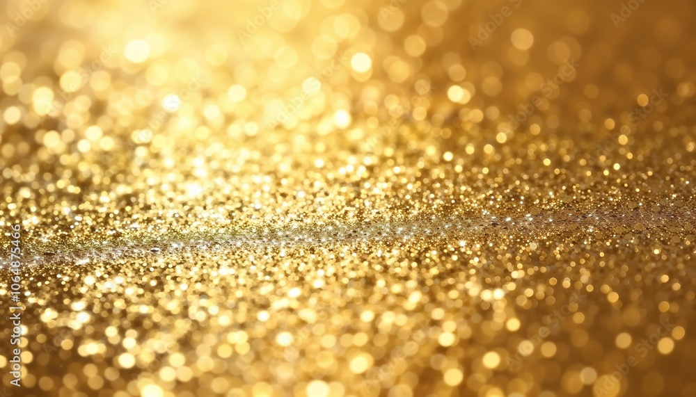Glittering gold background, sparkling bokeh effect, luxurious atmosphere
Glittering gold background, sparkling bokeh effect, luxurious atmosphere