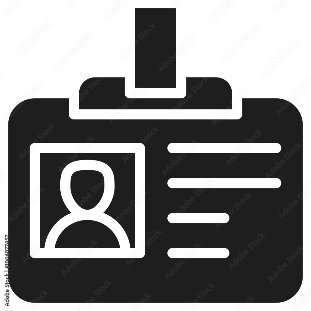 Obraz premium Identity icon