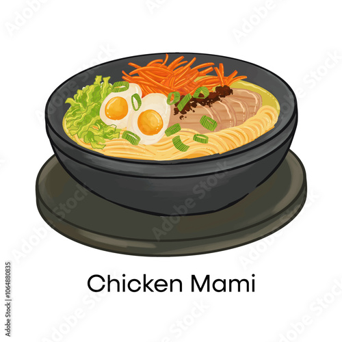 Philippines Traditional Cuisine Chicken Mami