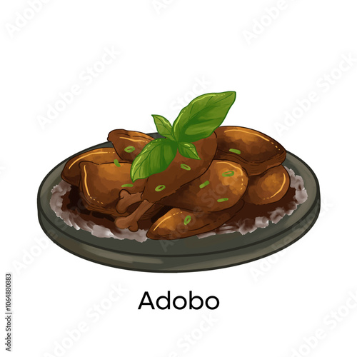 Philippines Traditional Cuisine Adobo