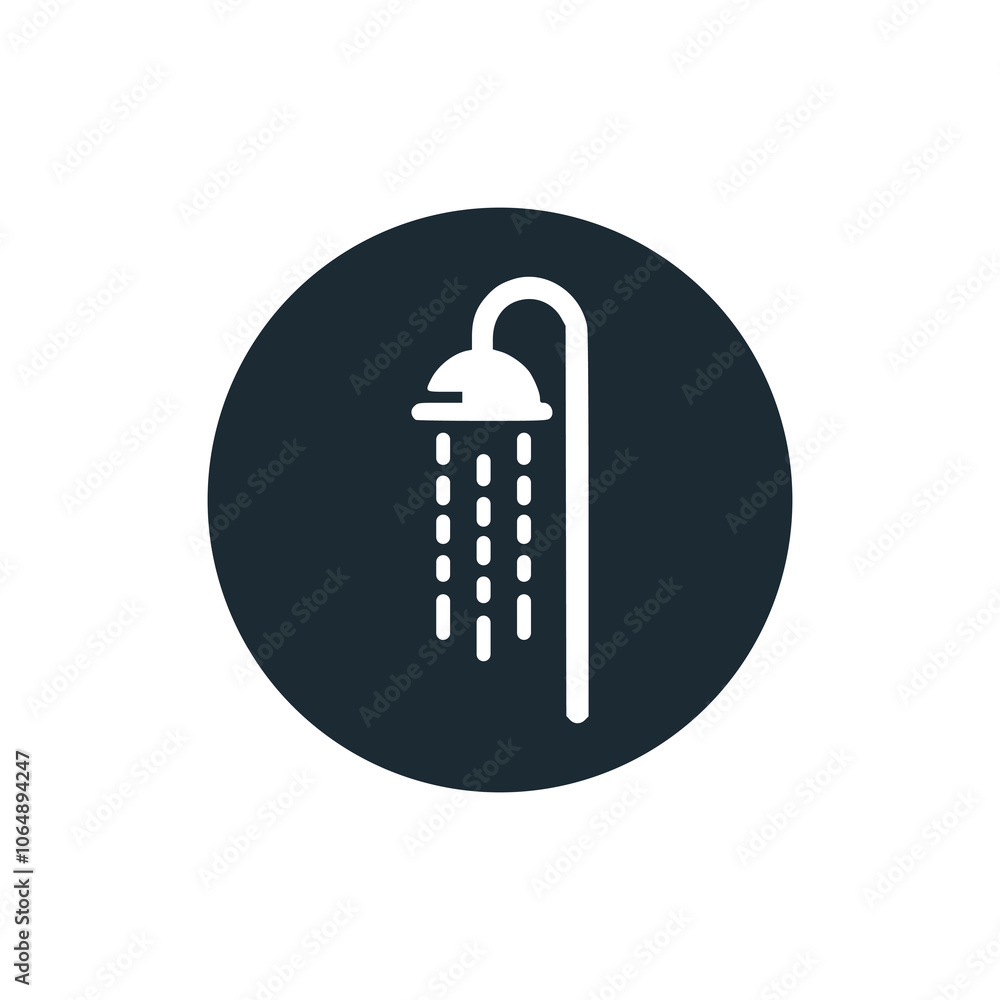 bathroom shower clean hygiene icon logo vector illustration template design bathroom shower clean hygiene icon logo vector illustration template design