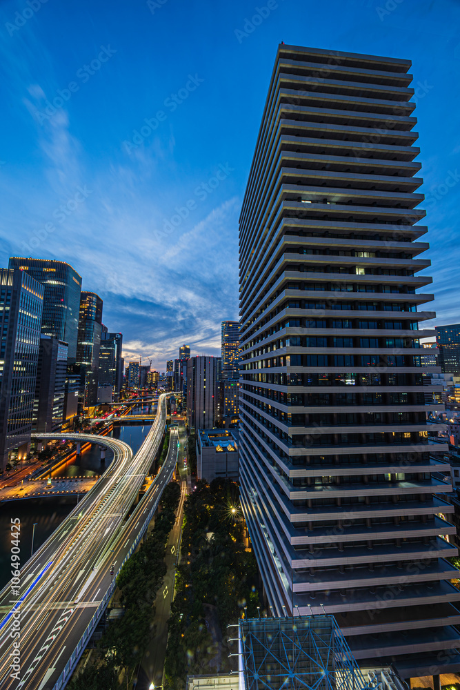 Obraz premium 都市夜景