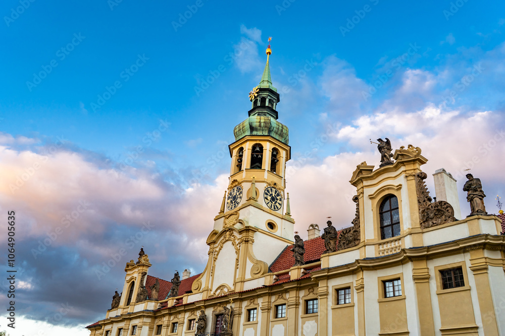 Fototapeta premium Loreta Monastery in Prague, in baroque style