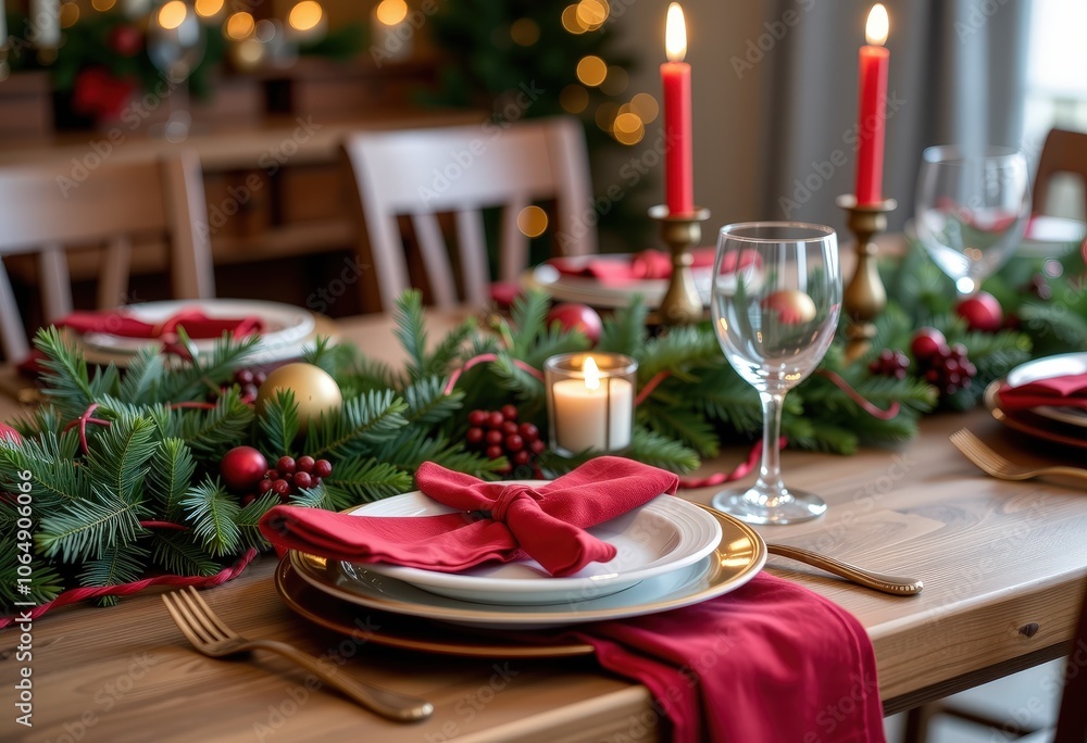 christmas dinner table christmas dinner table