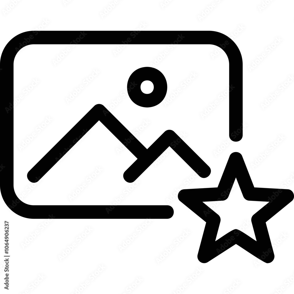 Flat illustration on a theme photography Flat illustration on a theme photography
