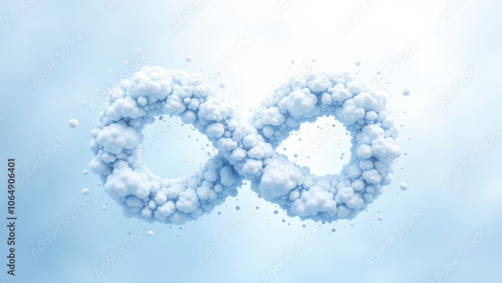 Blue cloud bursts in a cycle of energy and transformation. Blue cloud bursts in a cycle of energy and transformation.