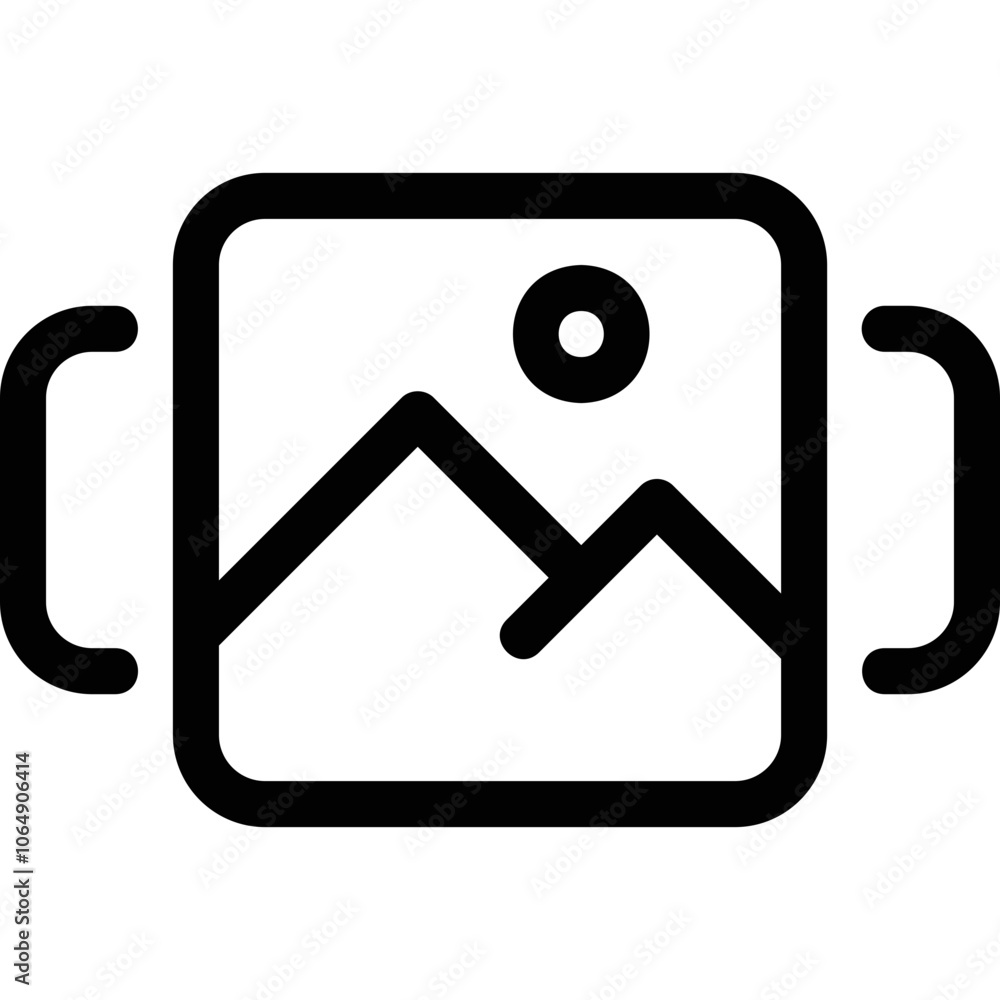 Flat illustration on a theme photography Flat illustration on a theme photography