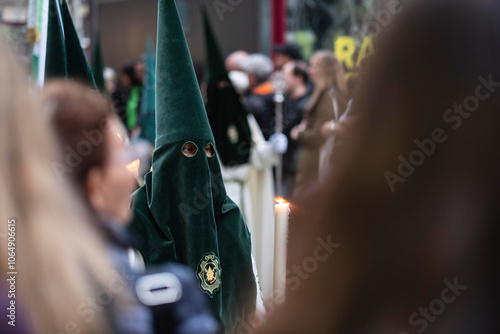 Karfreitagsprozession in Barcelona, Spanien photo