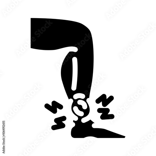 swelling inflammation disease symptom glyph icon vector. swelling inflammation disease symptom sign. isolated symbol illustration