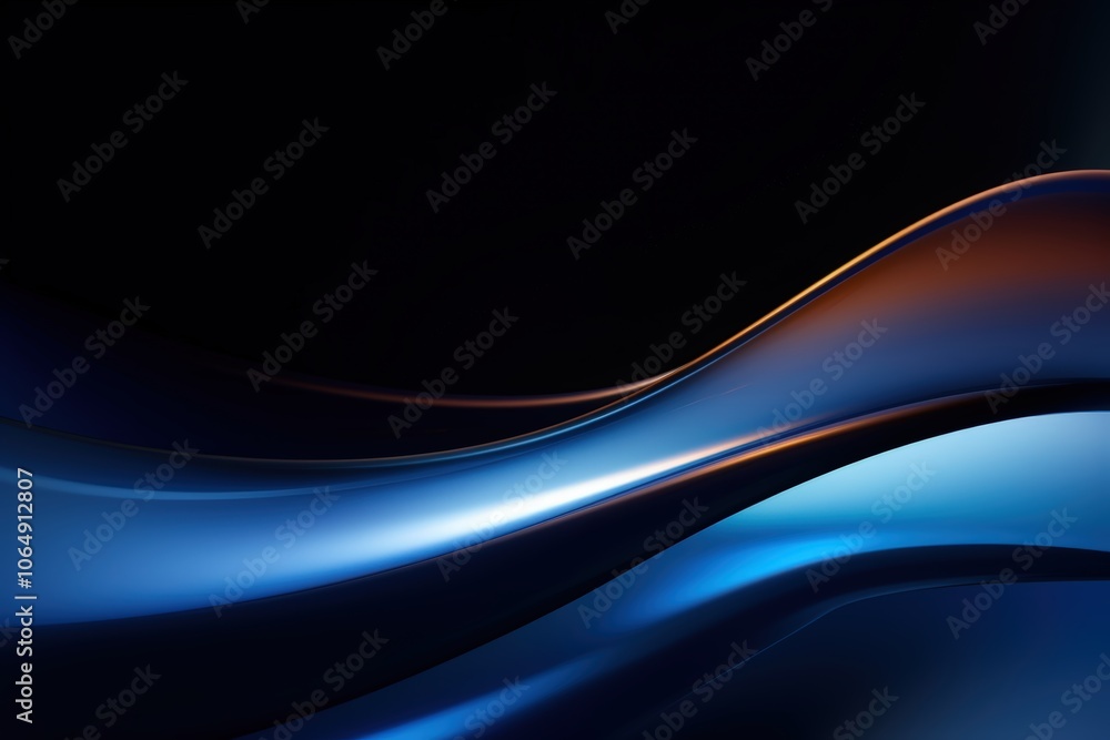 Abstract blue wave Abstract blue wave