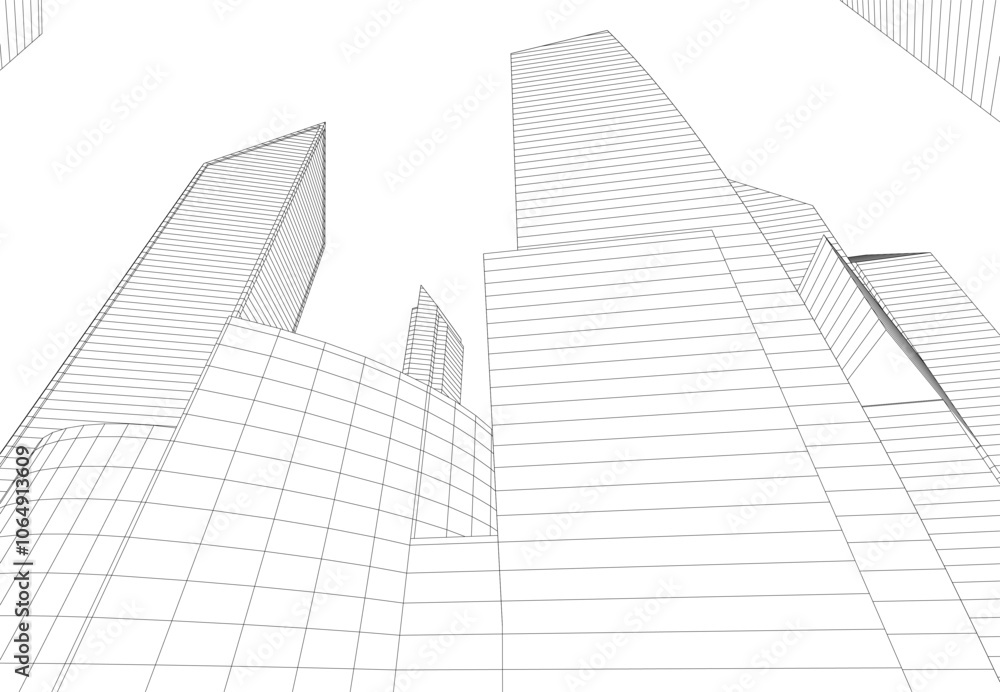 architecture 3d vector architecture 3d vector