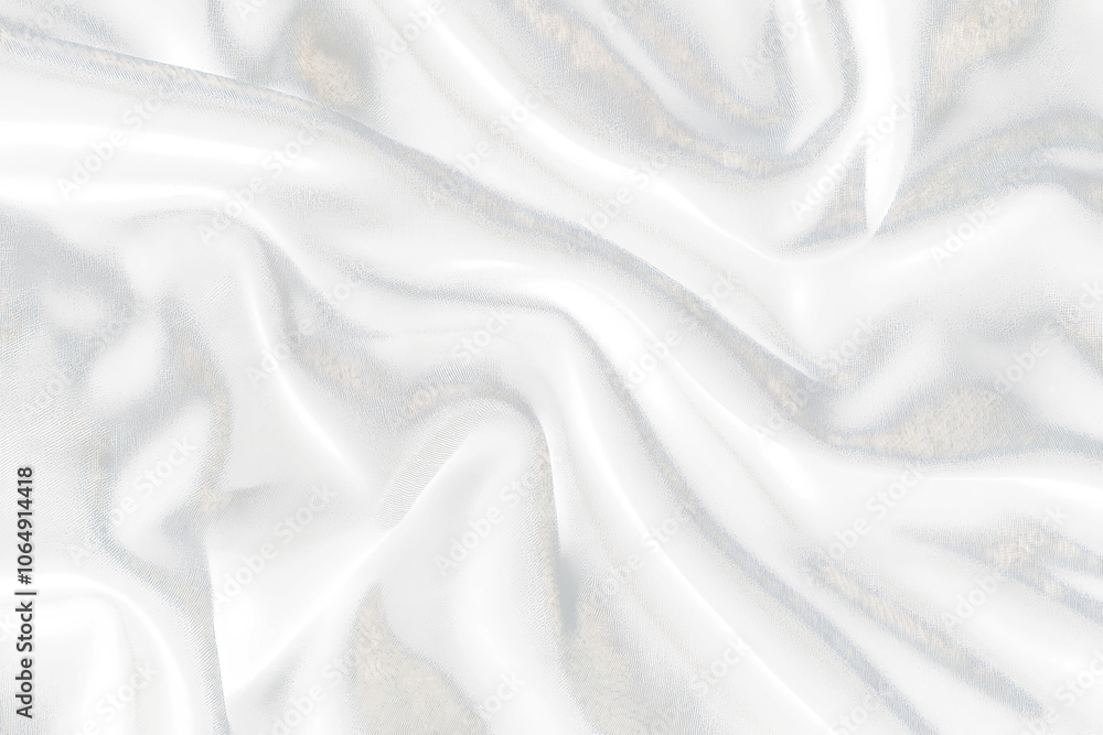 Obraz premium Smooth, black, satin fabric with elegant, flowing folds and soft sheen.