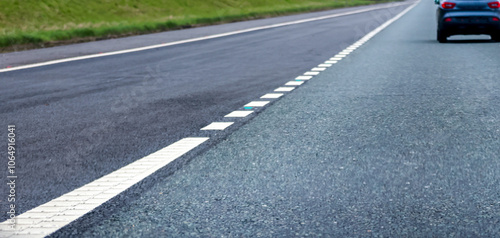 Tableau sur toile A Sliproad For Vehicles To Join Or Leave A Highway