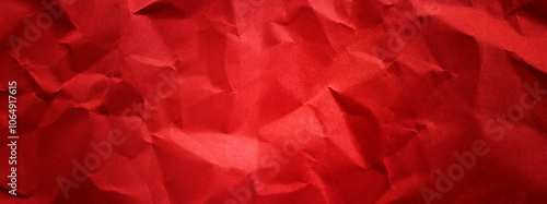 vintage crumpled red paper texture background