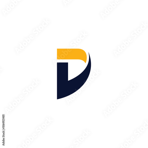 Free Download Letter VD connect geometric symbol simple logo design vector - GFXLoad