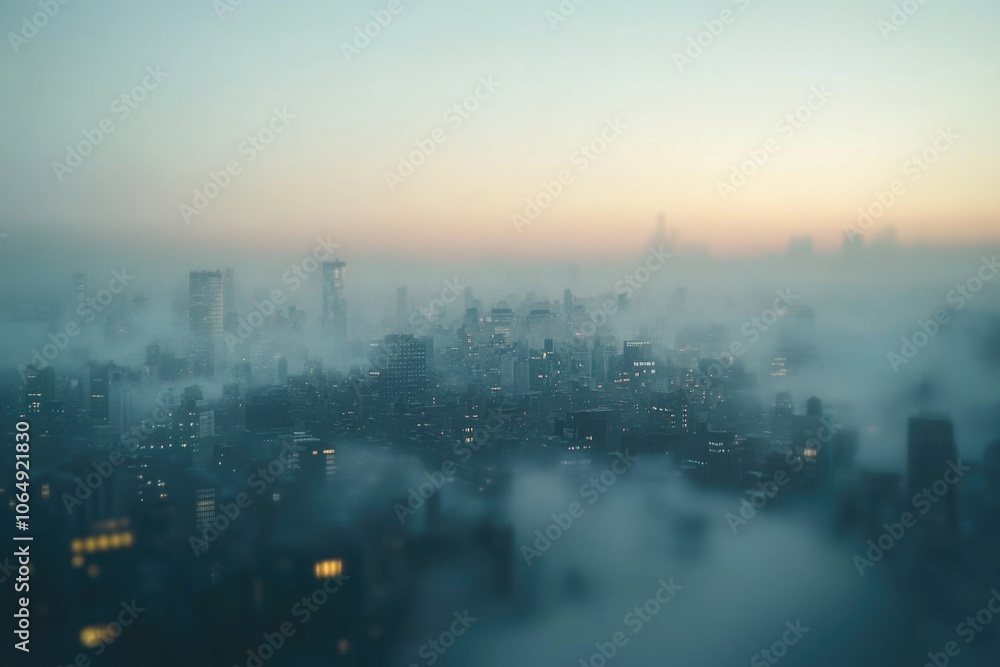 View of the city from the top floor of a high-rise building, with streets and buildings visible in the distance View of the city from the top floor of a high-rise building, with streets and buildings visible in the distance