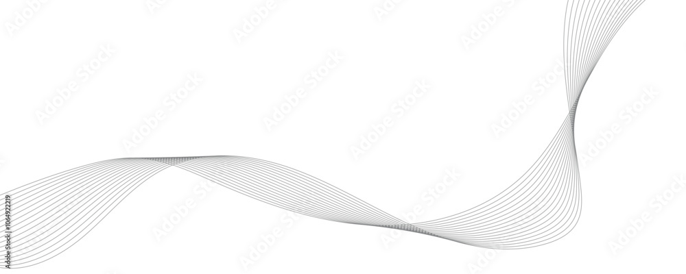 Abstract wave element for design. Digital frequency track equalizer. Stylized line art background. Vector illustration. Wave with lines created using blend tool. Curved wavy line, smooth stripe. Abstract wave element for design. Digital frequency track equalizer. Stylized line art background. Vector illustration. Wave with lines created using blend tool. Curved wavy line, smooth stripe.