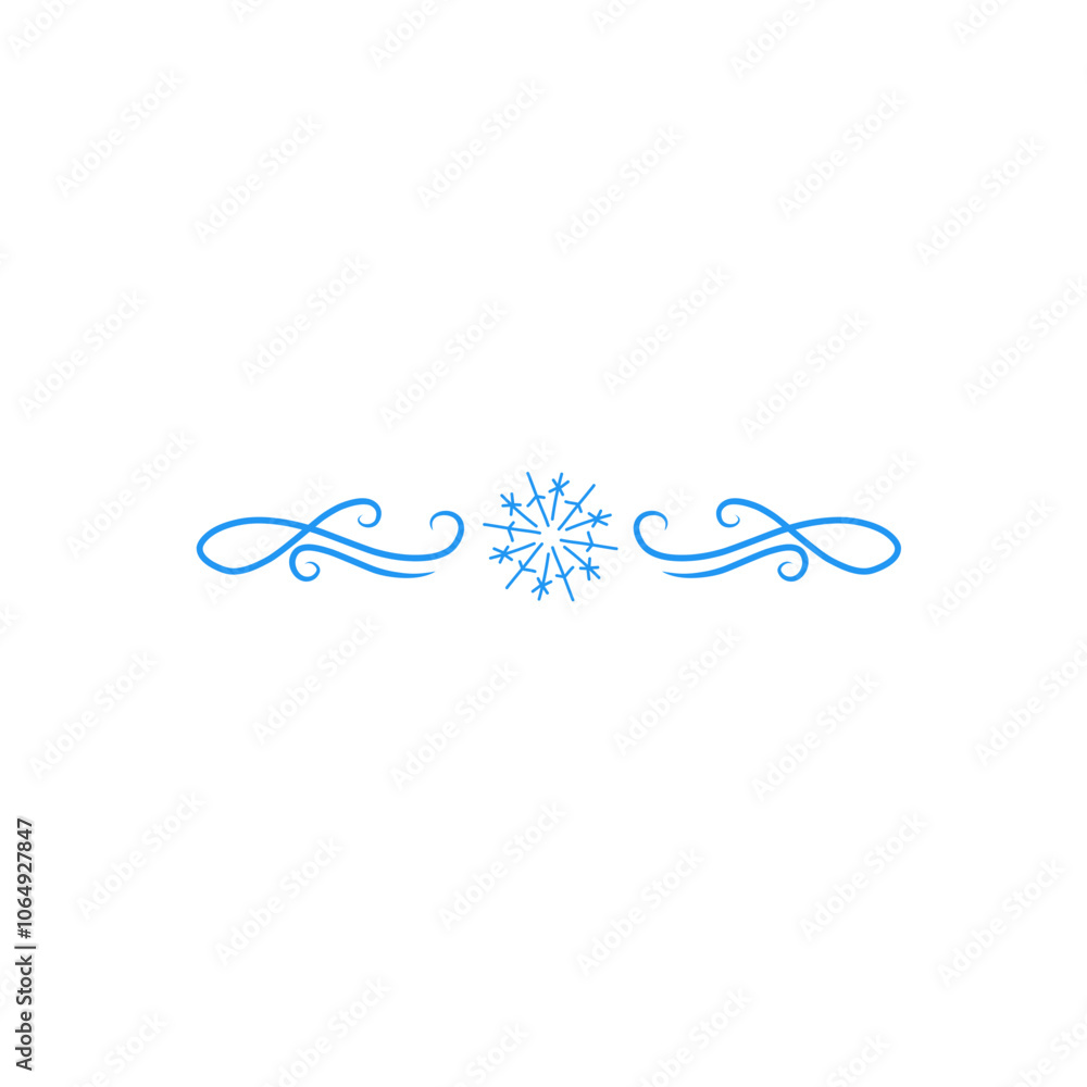snowflake divider snowflake divider