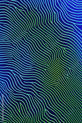 Simple Abstract Background of Diagonal Blue and Green Lines, Perfect for a Bold Design