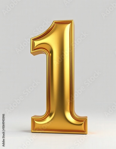 3d golden number one