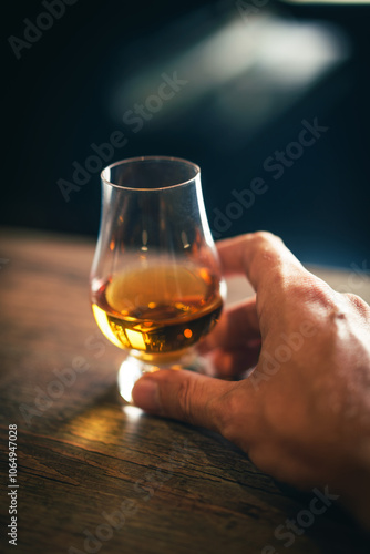 Single malt whisky glass