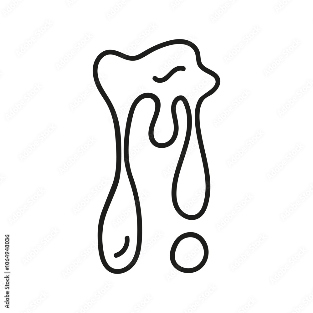 Hand drawn linear dripping flow liquid melt and drop. Doodle water splashes graphic illustration Hand drawn linear dripping flow liquid melt and drop. Doodle water splashes graphic illustration