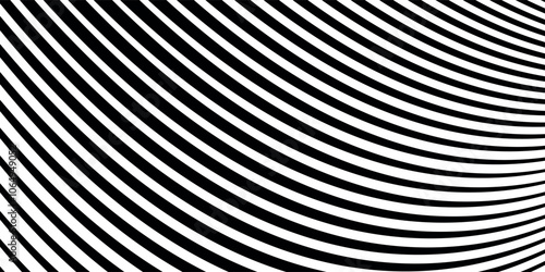 Abstract twisted background. Lines of variable thickness. Halftone effect line pattern. Grunge modern pop art texture for poster, banner, business cards, cover, postcard, design, labels, stickers