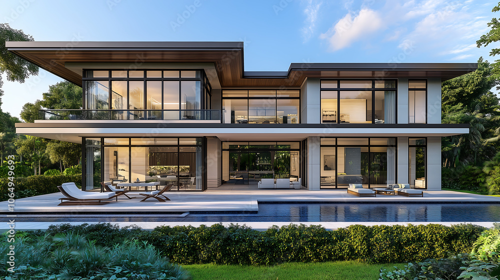 Fototapeta premium modern house