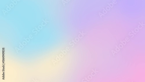 Abstract colorful gradient light video motion blur background 4K. Pastel animated backdrop.