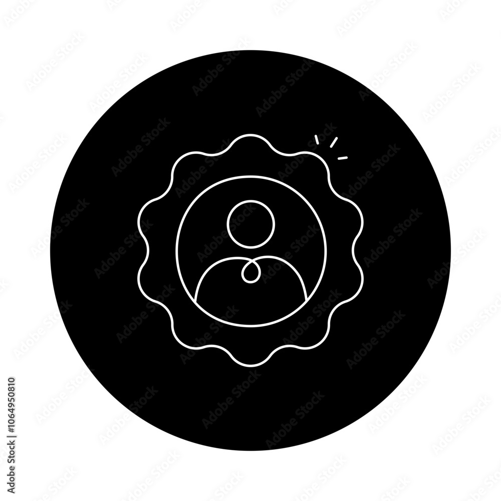 Membership Level Icon – Badge with Star, Representing Loyalty, Tiers, and Exclusive Benefits Membership Level Icon – Badge with Star, Representing Loyalty, Tiers, and Exclusive Benefits