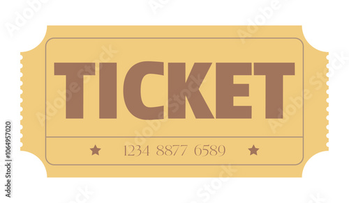 Ticket, admit one ticket isolated, Admit one ticket, Ticket	