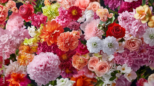 A vibrant floral arrangemen...