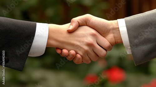 Job Interview Success: Candidate Expresses Gratitude with a Firm Handshake.Concept of professional success, career advancement, job satisfaction, human connection, and positive business relationships.