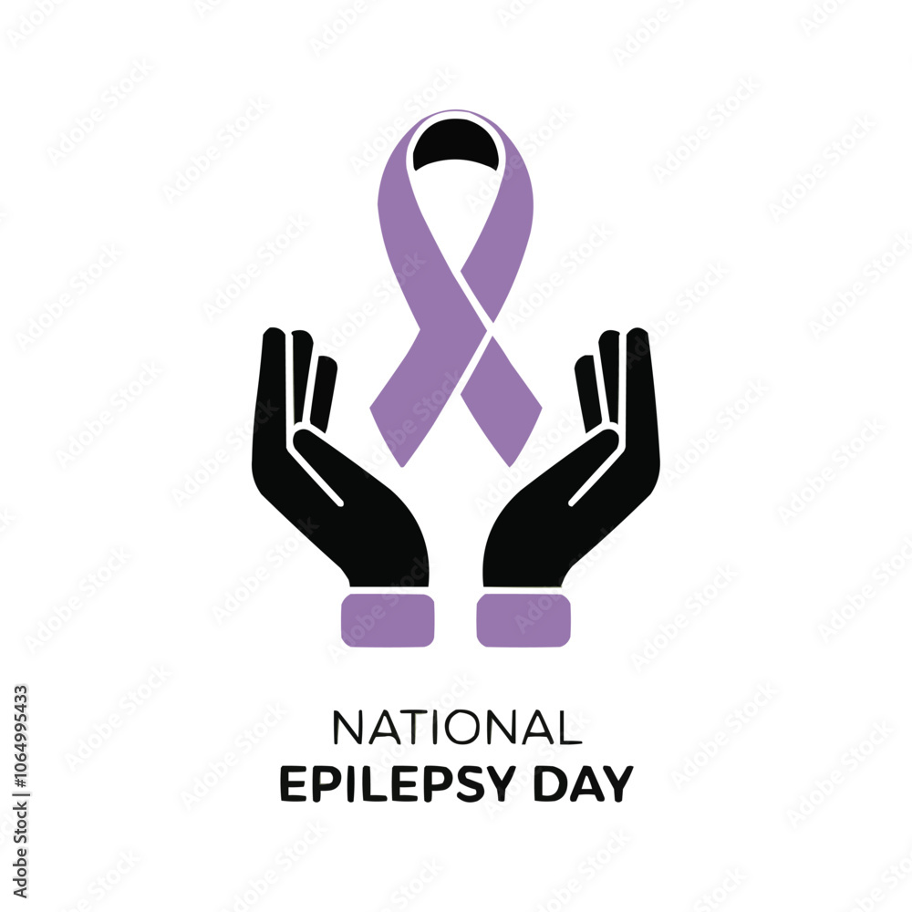 Fototapeta premium National Epilepsy Day vector design