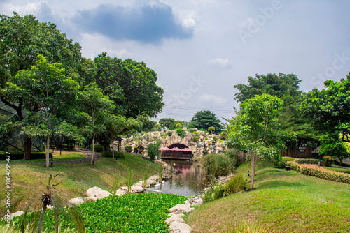 Jakarta indoensia Oct 31st 2024: the view of bird Park 