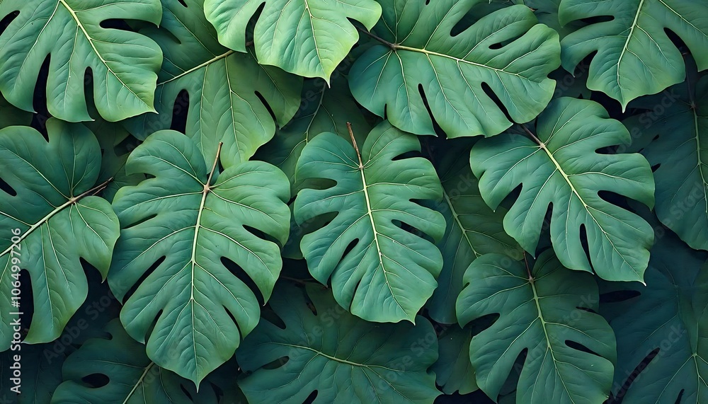 Obraz premium Tropical Leaves Background