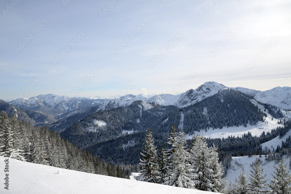 Alpen, Berge, Wallberg Alpen, Berge, Wallberg