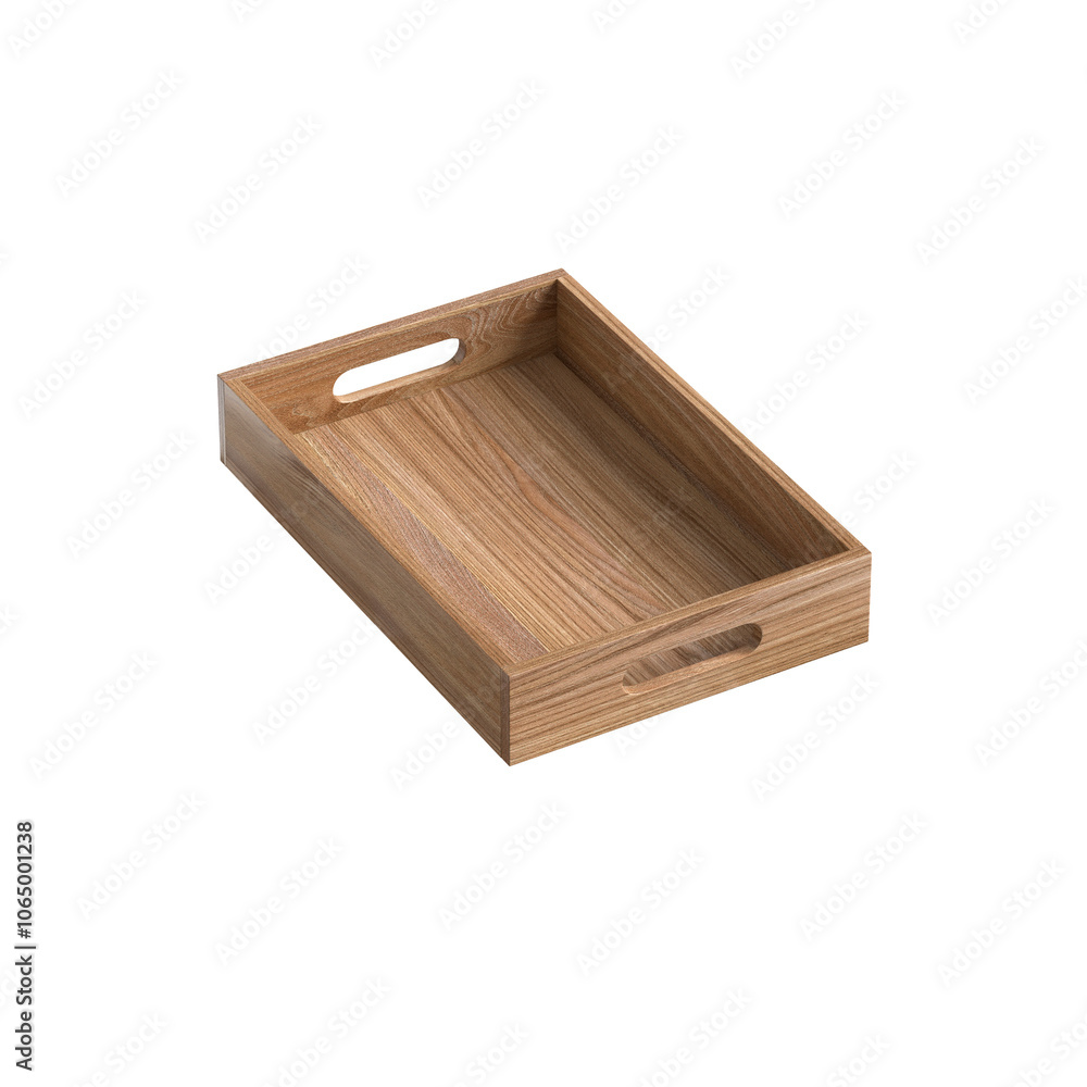 empty small wooden box isolated on transparent background empty small wooden box isolated on transparent background