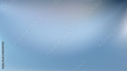 Winter Blue Gradient Background. Smooth snowy landscape