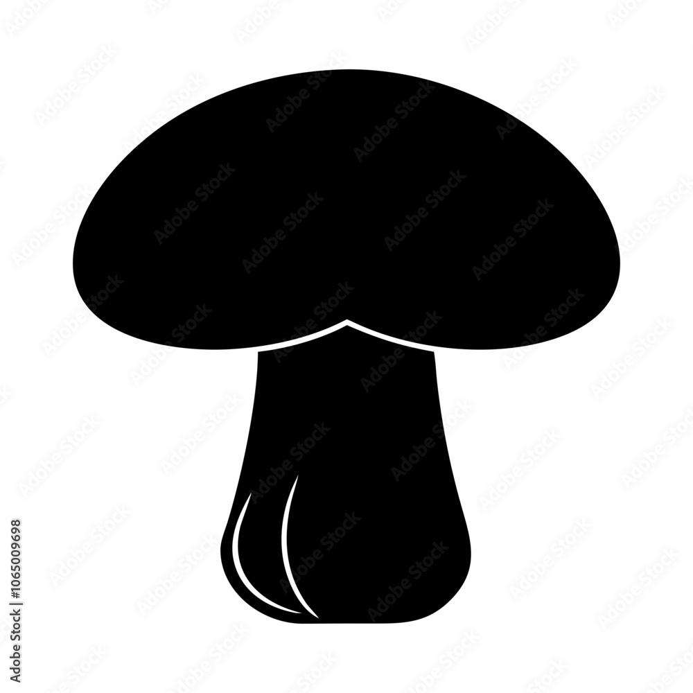 Icon of a mushroom, representing nature, food, and fungi. Icon of a mushroom, representing nature, food, and fungi.