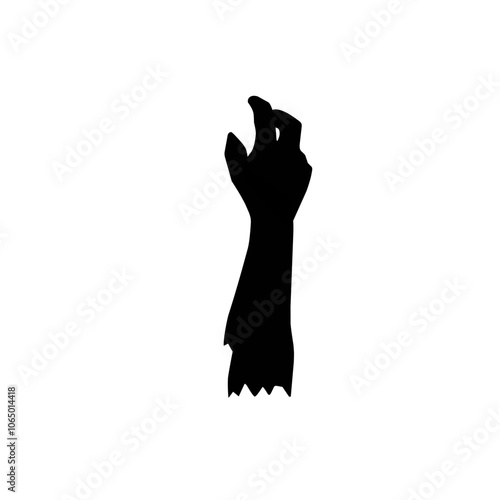 zombie hands silhouettes