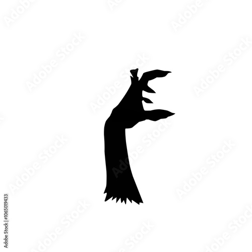 zombie hands silhouettes